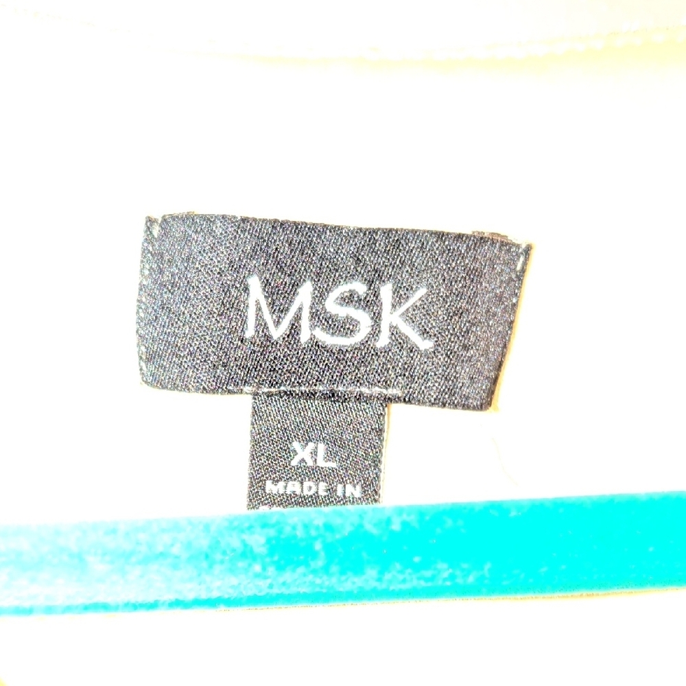 MSK Women's Shimmering Gold Blouse - Picture 5 of 5